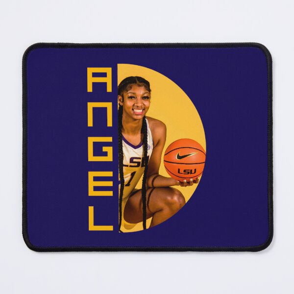 Item preview, Angelreese with a basketballAngel Reese ANGEL REESE LSU Championship Girl sec, ncaaf, ncaaf, ac designed and sold by JacobDibis.