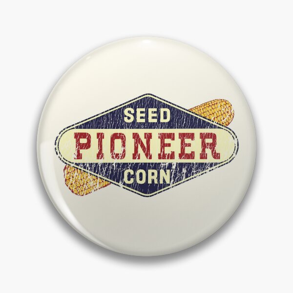 Item preview, Vintage Pioneer Seed Corn emblem - aged, hard working farmer print designed and sold by retropetrol.
