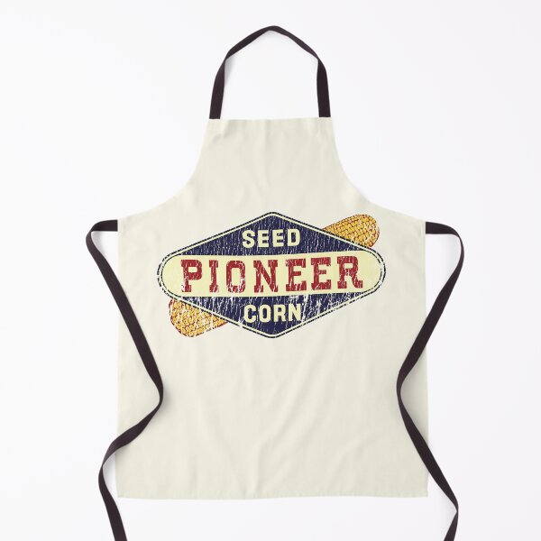 Item preview, Vintage Pioneer Seed Corn emblem - aged, hard working farmer print designed and sold by retropetrol.