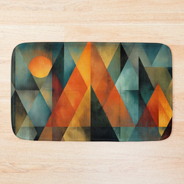 Item preview, 089 Geometric Mountain Sunset designed and sold by nikoart001.