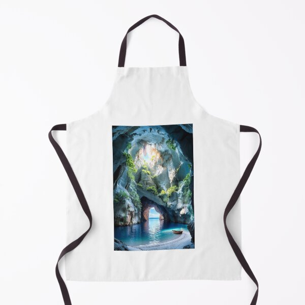 Item preview, Hidden Sea Cave Paradise with Sunlight and Boat designed and sold by denisritter.