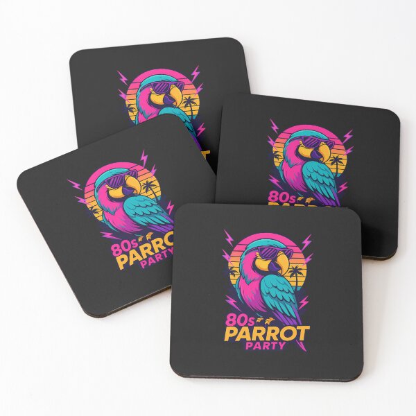 Item preview, 80S Parrot Party designed and sold by ariellewinegard.