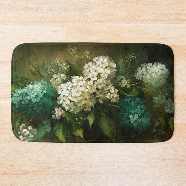 Item preview, 096 Floral Symphony in Green and White designed and sold by nikoart001.