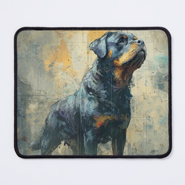 Item preview, Powerful Rottweiler Abstract Watercolor Art designed and sold by Moss and Moon Studio.