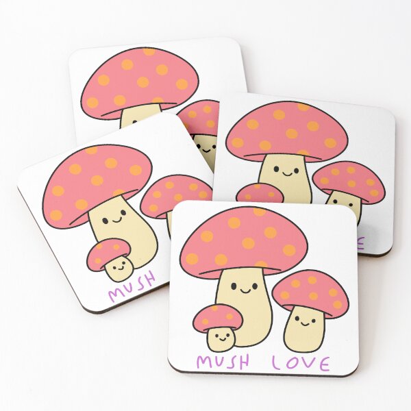 Item preview, Mush Love Cute Mushroom designed and sold by DD Draw.