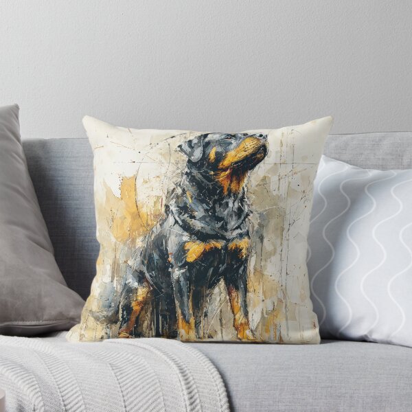 Item preview, Powerful Rottweiler Abstract Watercolor Art designed and sold by Moss and Moon Studio.