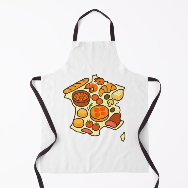 Item preview, France Food Map  designed and sold by AdiDsgn.