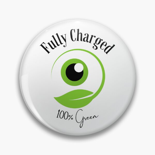 Item preview, Fully Charged – 100% Green Energy Eco Design designed and sold by NxtGenDesigns.