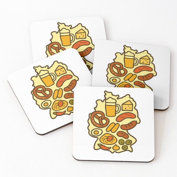 Item preview, Germany Food Map  designed and sold by AdiDsgn.
