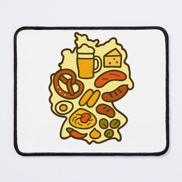 Item preview, Germany Food Map  designed and sold by AdiDsgn.