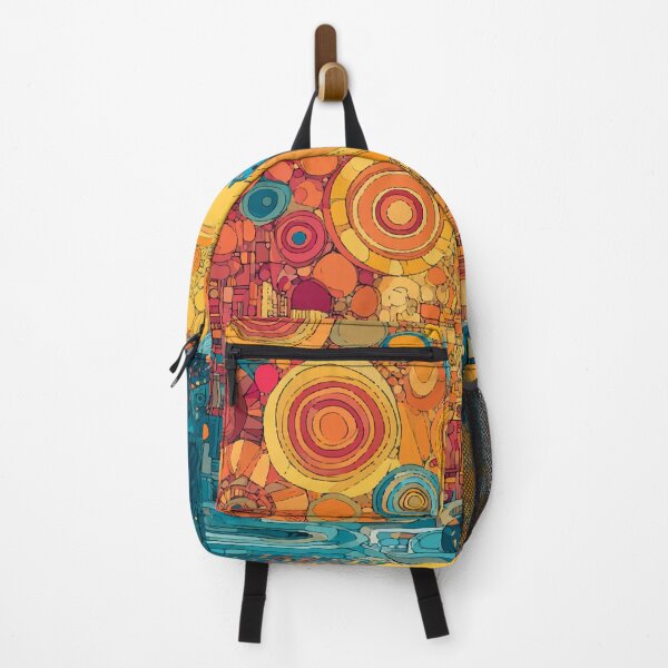 Item preview, Psychedelic Leopard with Sunset Jungle Vibes designed and sold by Moss and Moon Studio.
