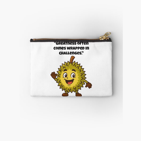 Item preview, Durian Delight - Cute Durian Character with a Friendly Wave designed and sold by Latitude 1°N.