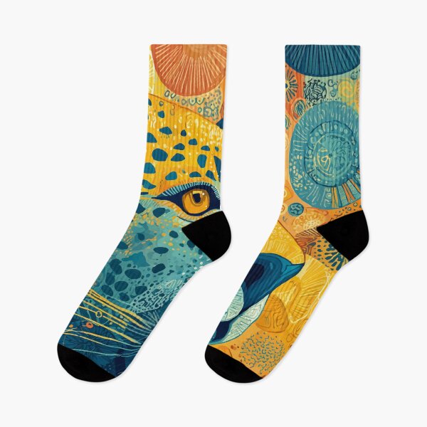 Item preview, Psychedelic Leopard with Sunset Jungle Vibes designed and sold by Moss and Moon Studio.