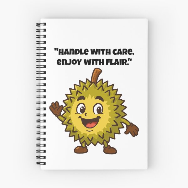 Item preview, Durian Character - Spiky and Smiling Fun Design designed and sold by Latitude 1°N.