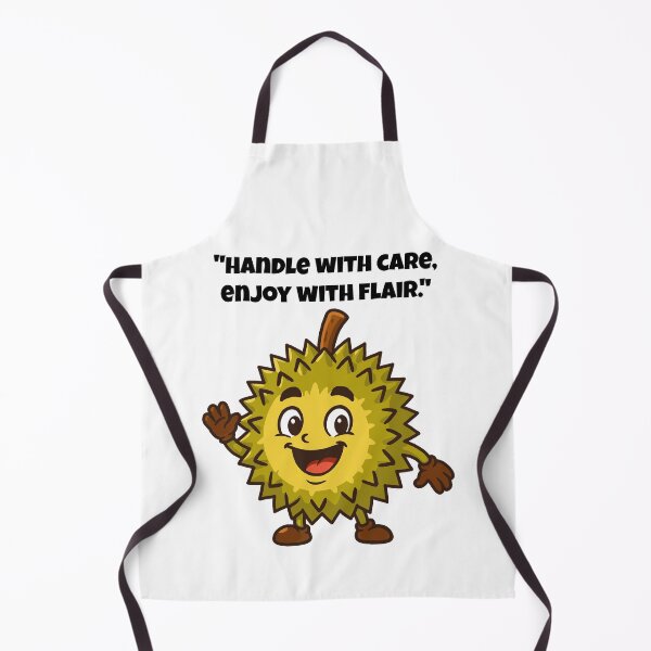Item preview, Durian Character - Spiky and Smiling Fun Design designed and sold by Latitude 1°N.