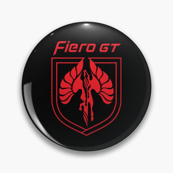 Item preview, Pontiac Fiero GT emblem 1984-1988 - red print designed and sold by retropetrol.