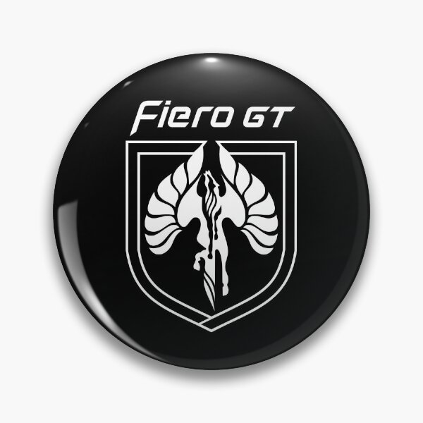 Item preview, Pontiac Fiero GT emblem 1984-1988 - white print designed and sold by retropetrol.