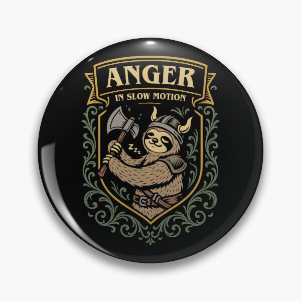 Item preview, Sloth Anger in Slow Motion Funny Barbarian designed and sold by pixeptional.