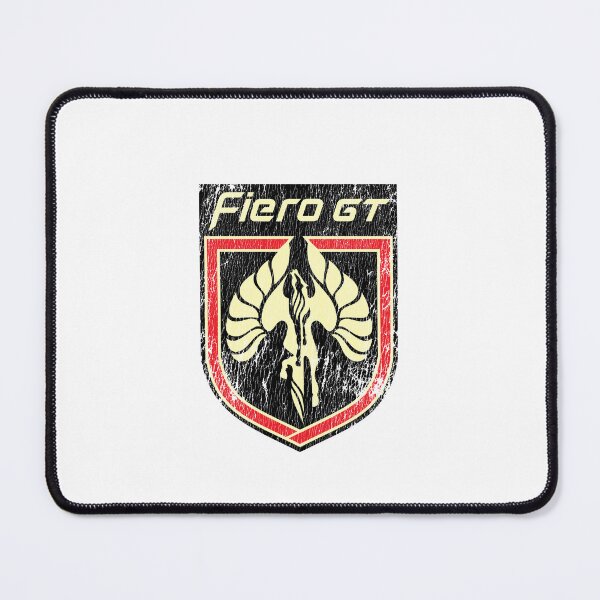 Item preview, Pontiac Fiero GT emblem 1984-1988 - aged, worn print designed and sold by retropetrol.