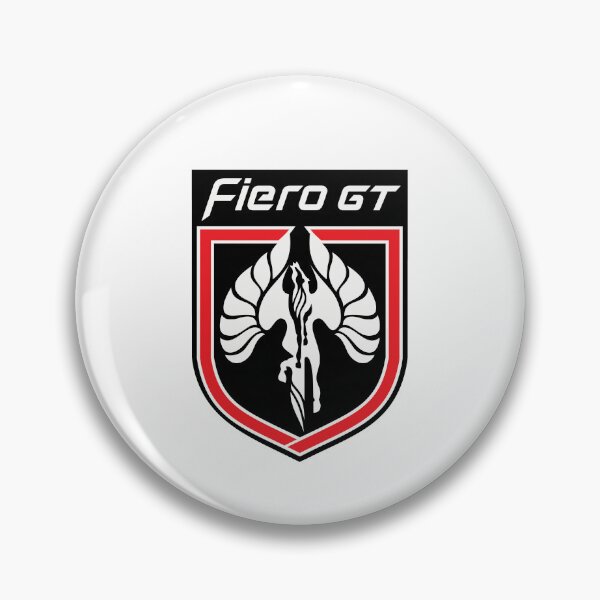 Item preview, Pontiac Fiero GT emblem 1984-1988 - colour version designed and sold by retropetrol.