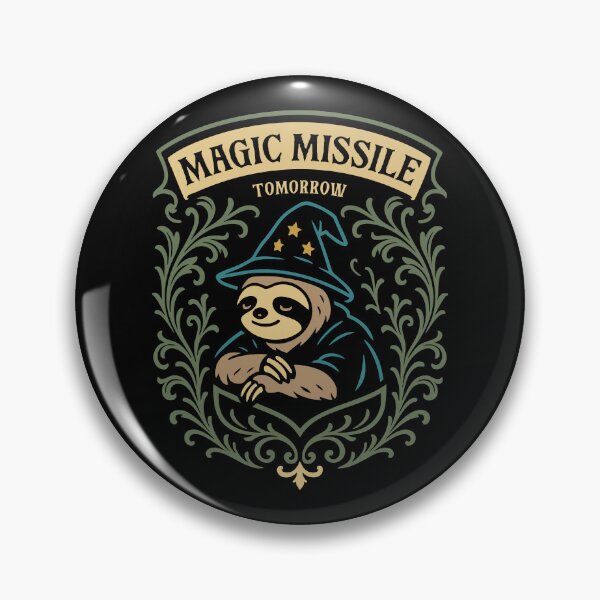 Item preview, Sloth Magic Missile Tomorrow Funny Sorcerer designed and sold by pixeptional.