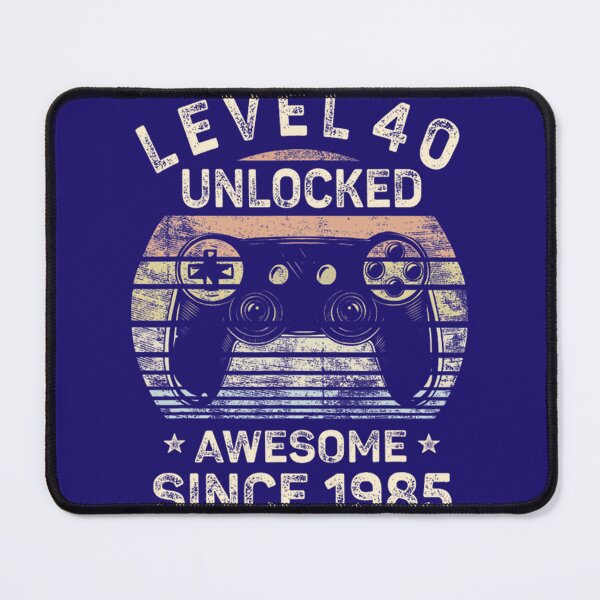 Item preview, Level 40 Unlocked Retro Gamer 40Th Birthday Gift | Limited Edition designed and sold by TerriaHeld.