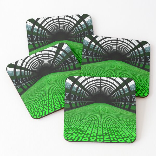 Item preview, Green Matrix. Symbols Pixels Digital, Repeated Patterns Textures  designed and sold by Digital-Davinci.