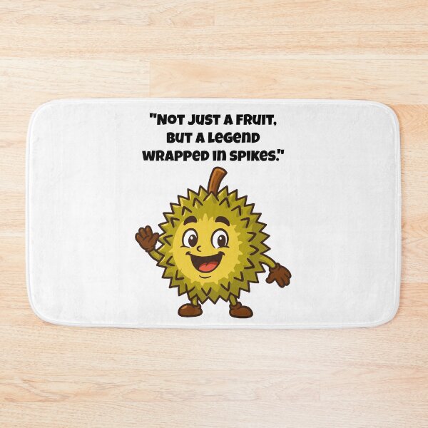 Item preview, Durian Legend - Cheerful Spiky Character with a Wave designed and sold by Latitude 1°N.