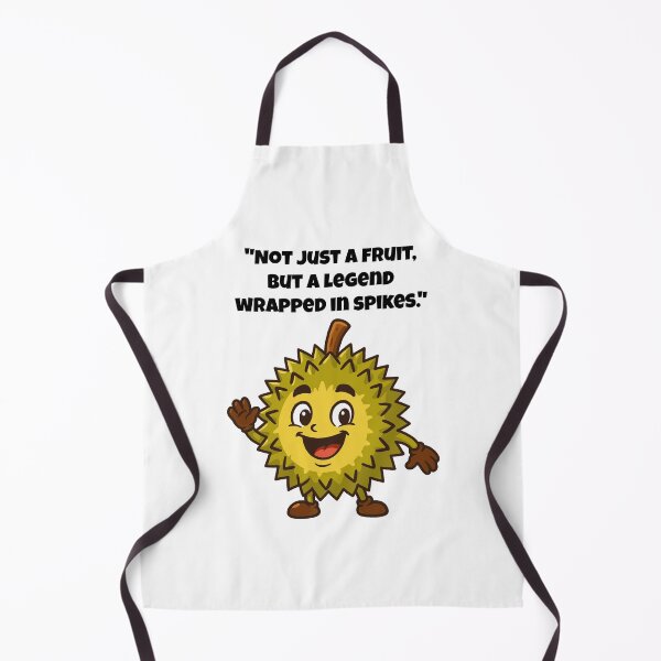 Item preview, Durian Legend - Cheerful Spiky Character with a Wave designed and sold by Latitude 1°N.