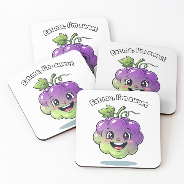 Item preview, Cute Smiling Grape designed and sold by PrintFromMatt.