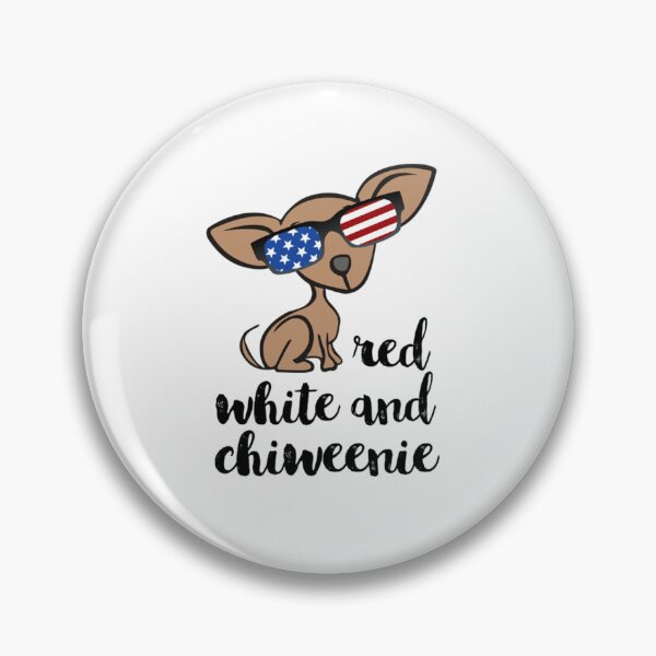 Item preview, Red White and Chiweenie - Funny Chiweenie Dog Owner designed and sold by HilpertChelsey.