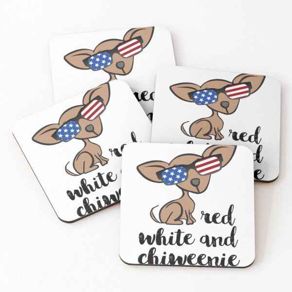 Item preview, Red White and Chiweenie - Funny Chiweenie Dog Owner designed and sold by HilpertChelsey.