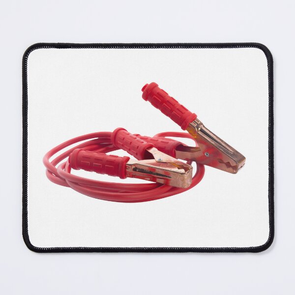 Item preview, Jumper Cables Illustration, Vintage Car Battery Booster Artwork, Automotive Emergency Tool Design for Mechanics, Roadside Assistance, Garage Decor and Gifts for Car Enthusiasts and DIY Drivers designed and sold by bvdesignart.