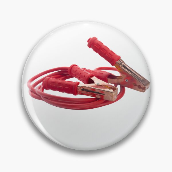 Item preview, Jumper Cables Illustration, Vintage Car Battery Booster Artwork, Automotive Emergency Tool Design for Mechanics, Roadside Assistance, Garage Decor and Gifts for Car Enthusiasts and DIY Drivers designed and sold by bvdesignart.