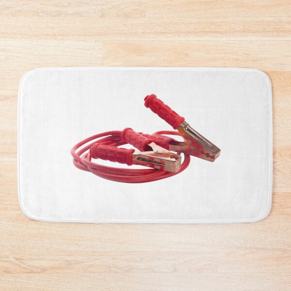 Item preview, Jumper Cables Illustration, Vintage Car Battery Booster Artwork, Automotive Emergency Tool Design for Mechanics, Roadside Assistance, Garage Decor and Gifts for Car Enthusiasts and DIY Drivers designed and sold by bvdesignart.
