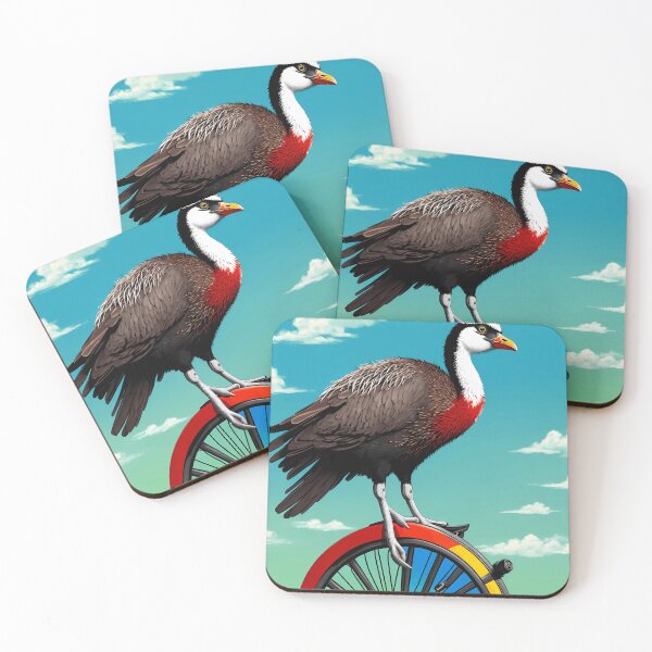 Item preview, Emu Escapades The Unicycling Adventure designed and sold by MarissaCoolArt.