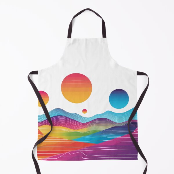 Item preview, Retro Sunset Waves Landscape designed and sold by 0606PM.