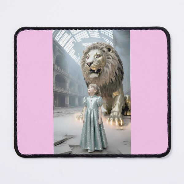 Item preview, Enchanted Girl Golden Lion Guardian designed and sold by Shelby Hines.