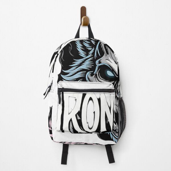 Artikelvorschau, Iron Howls Monochrome Wolf Skull Rock entworfen und verkauft von Jordonoelpin.