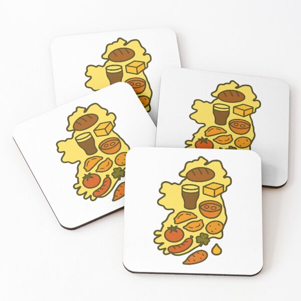 Item preview, Ireland Food Map  designed and sold by AdiDsgn.