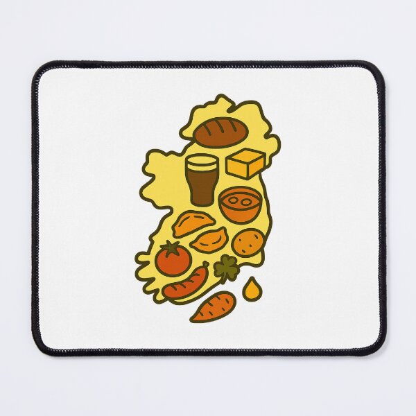 Item preview, Ireland Food Map designed and sold by AdiDsgn.
