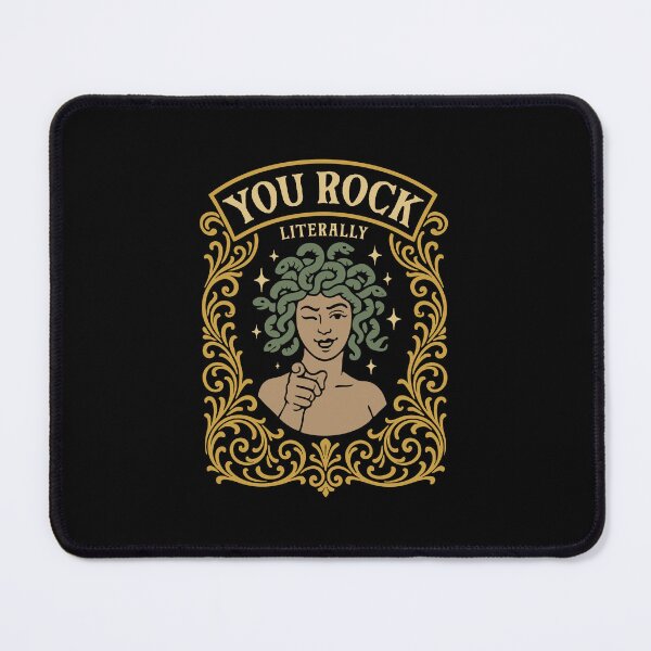 Item preview, Medusa Your Rock Literally Funny Mythical Creatures designed and sold by pixeptional.
