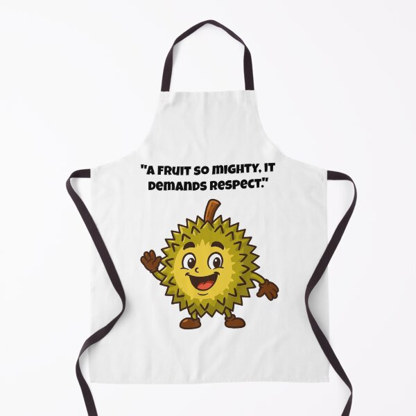 Item preview, Mighty Durian Delight - The Spiky Friend Who Loves to Say Hello designed and sold by Latitude 1°N.