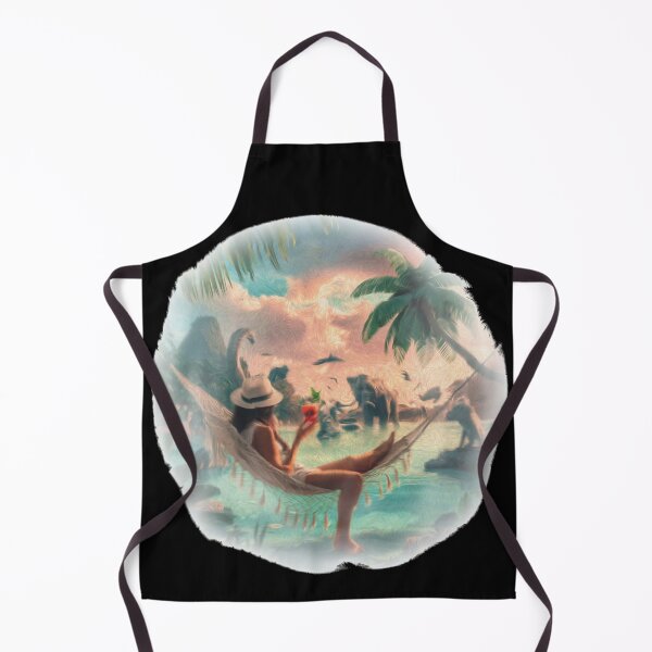 Item preview, Summer in Lost World Relaxing Dinosaur Paradise designed and sold by SkymarArt.