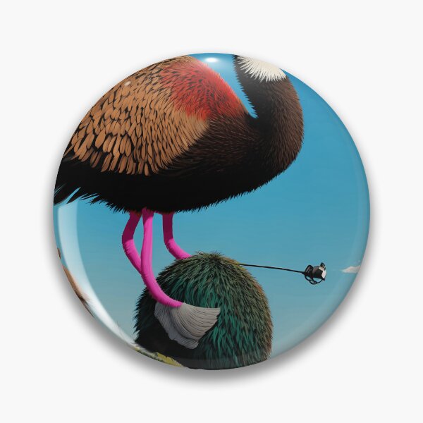Item preview, Emus Unicycle Challenge designed and sold by MarissaCoolArt.