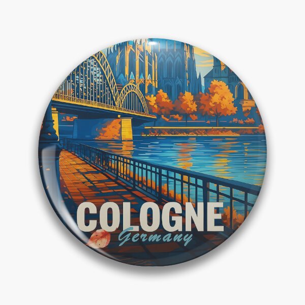 Item preview, Greetings from KÖLN - GERMANY - Retro Autumn Dreams designed and sold by Earth Celebration Designs.