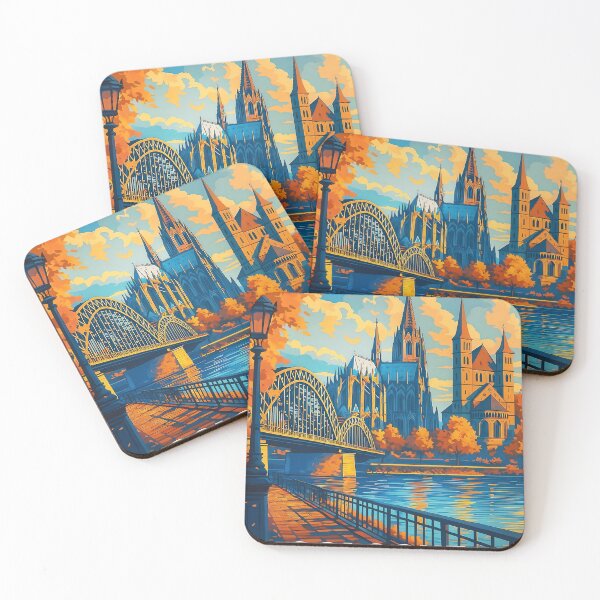 Item preview, Greetings from KÖLN - GERMANY - Retro Autumn Dreams designed and sold by Earth Celebration Designs.