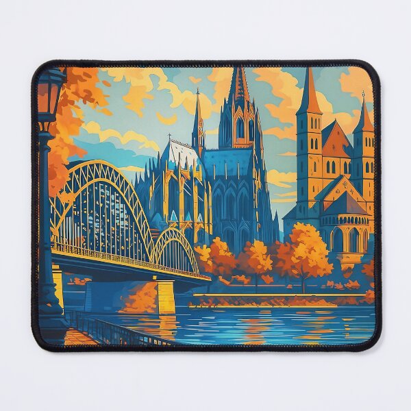 Item preview, Greetings from KÖLN - GERMANY - Retro Autumn Dreams designed and sold by Earth Celebration Designs.