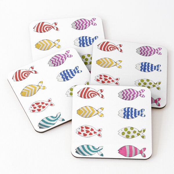 Item preview, Ultimate Collection of 8 Cute Fish Stickers designed and sold by DesignHavenCo.