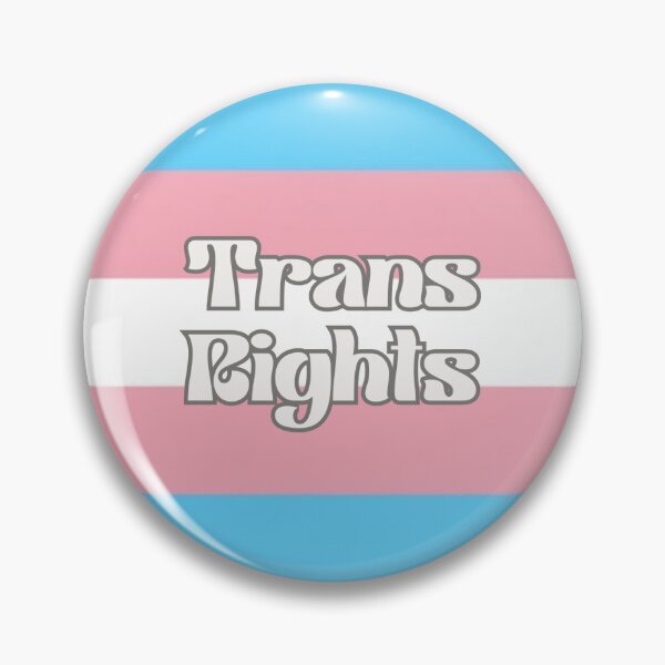 Item preview, Trans rights pride pin designed and sold by Uniiverseciity.